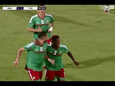 شاهد هدف ثاني للمنتخب الوطني في مرمى توغو
