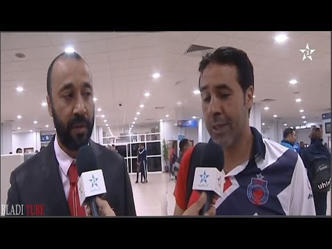 بالفيديو لحظة وصول فريق أولمبيك أسفي وفريق المغرب الفاسي إلى مدينة العيون