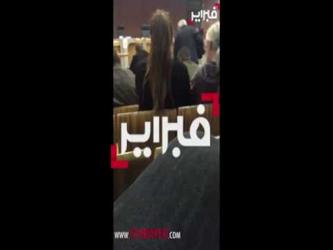 شاهد  أول فيديو من داخل القاعة التي يحاكم فيها الفنان سعد لمجرد