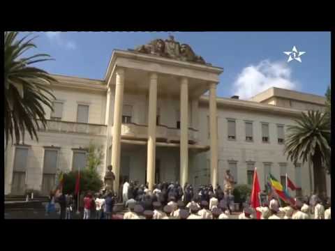 شاهد طقوس أثيوبية غريبة في استقبال الملك محمد السادس