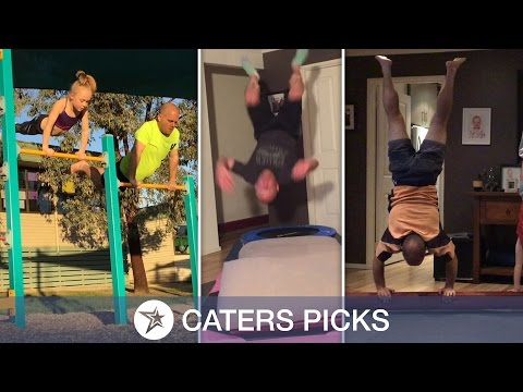 شاهد أب أربعيني يقلد ابنته البالغة 9 أعوام بجنون