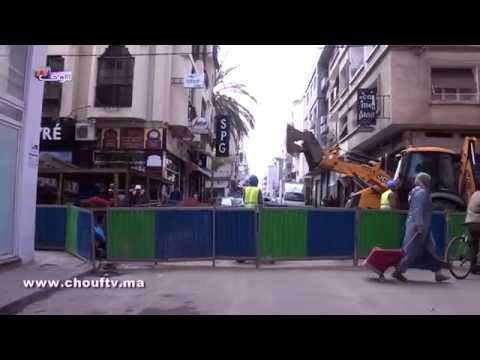 اختناق حي المعاريف في الدار البيضاء إثر أعمال الحفر