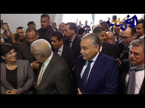 شاهد لحظة وصول عبد الإله بنكيران ووزير الإسكان والسياسة المدينة