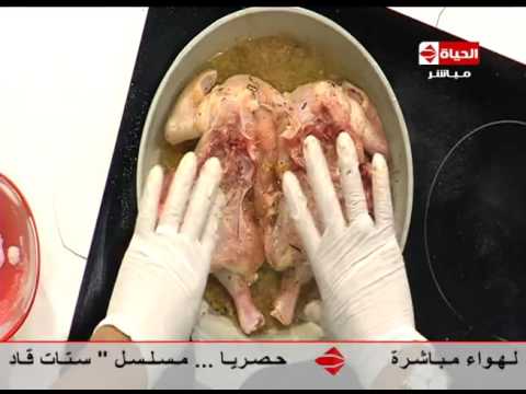 طريقة إعداد الدجاج المقلي بصوص البرتقال