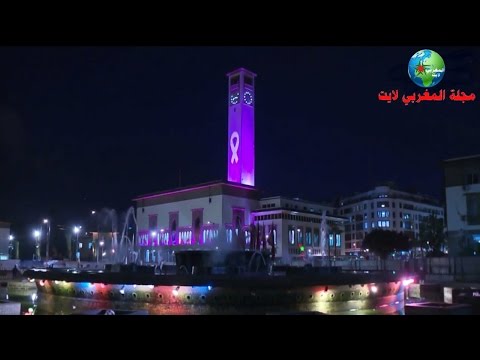 شاهد مدينة الرباط تتزيّن بحلة وردية