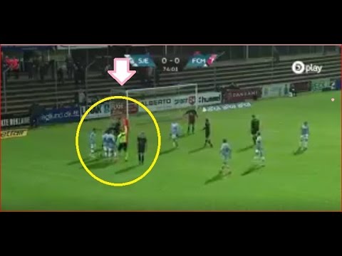 شاهد مخالفة غريبة في الدوري الدنماركي