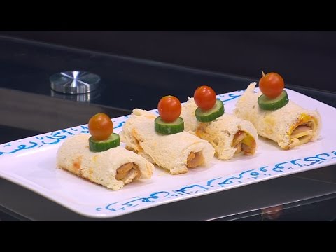 طريقة عمل ومقادير رول التوست بالدجاج