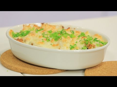 شاهد طريقة إعداد مكرونة بالدجاج