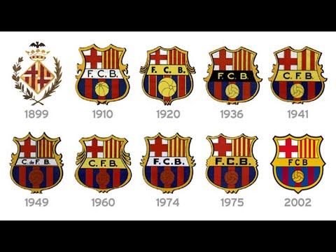 شاهد لوجو البارسا في 117 عامًا