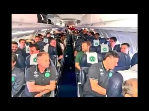 شاهد وقائع سقوط طائرة الفريق البرازيلي