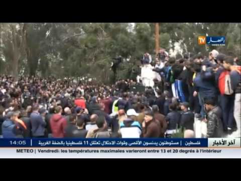 شاهد جنازة الفنان الجزائري الراحل عمر الزاهي