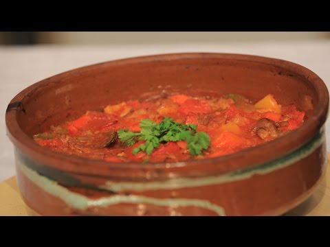 شاهد طريقة إعداد طاجن كوارع بالخضار