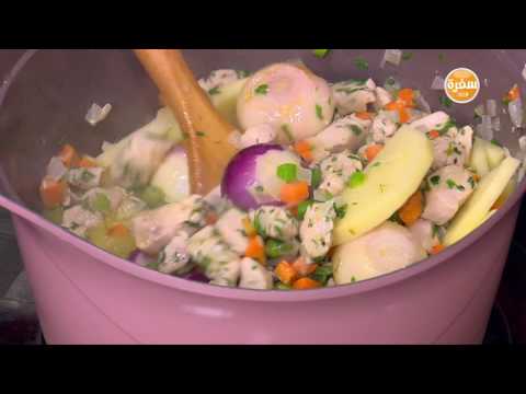 شاهد طريقة إعداد فطيرة الدجاج