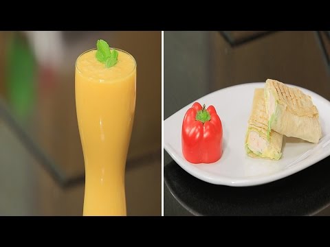 طريقة إعداد اصابع الدجاج بالاناناس  عصير ليمون بالخوخ