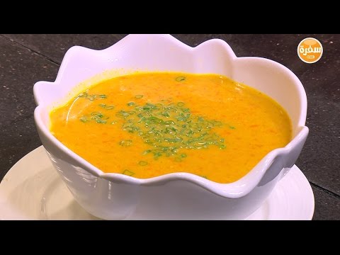 بالفيديو طريقة عمل ومقادير شوربة الجزر