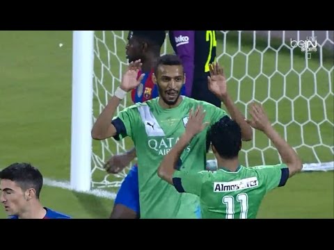 شاهد الهدف الثالث للأهلي السعودي في مرمى برشلونة