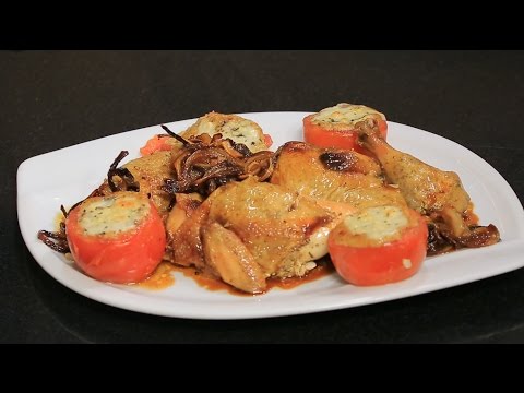 طريقة عمل ومقادير طماطم محشية