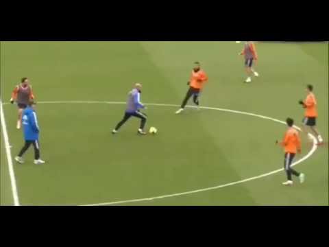 زيدان ورونالدو يتألقان في تدريب ريال مدريد