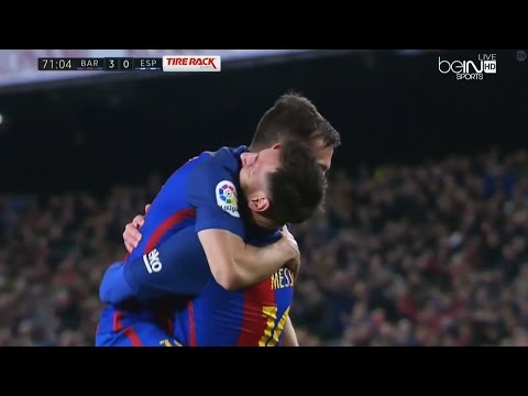 جماهير برشلونة تتغنى بمهارات ميسي