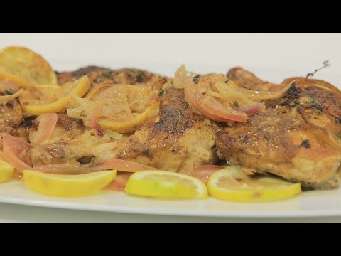 طريقة إعداد دجاج بالليمون