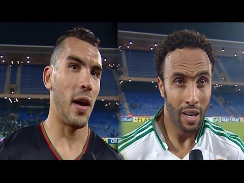 شاهد  تصريح الشاكير والراقي عقب مباراة الرجاء والجيش