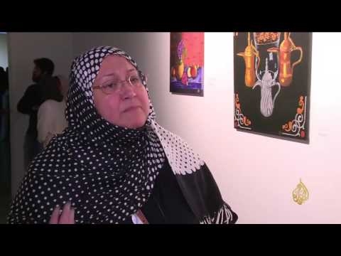 تدشين معرض فني في قاعة تسامي للفنون التشكيلية