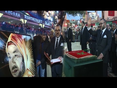 بالفيديو  العاهل المغربي يطلق عددًا من المشروعات السياحية في مراكش