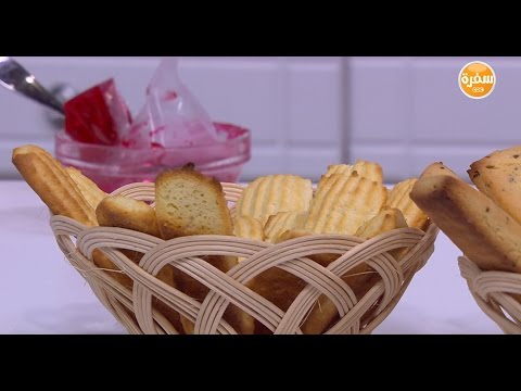شاهد طريقة إعداد بسكويت نشادر