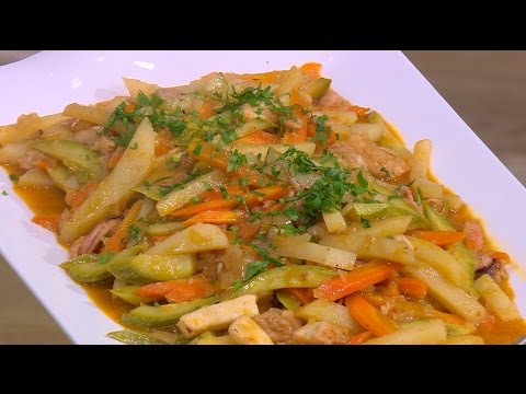 شاهد طريقة عمل سي فود بالخضار