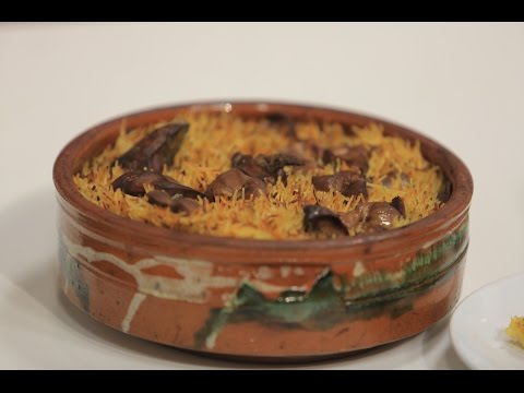 طريقة إعداد  طاجن شعريه بالكبد والقوانص