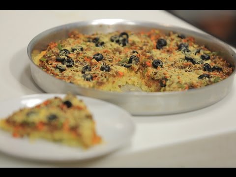 طريقة إعداد  بيتزا الأرز بشكل مختلف