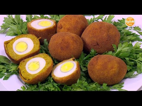 طريقة عمل ومقادير كرات البطاطس بالبيض المسلوق