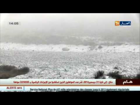 شاهد تساقط كميات من الثلوج على مرتفعات يزيد علوها عن 1000 متر