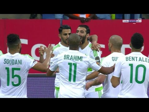 شاهد هدف رياض محرز مباراة الجزائر و زمبابوي