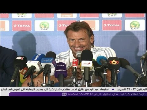 شاهد  ندوة صحافية لهيرفي رونار