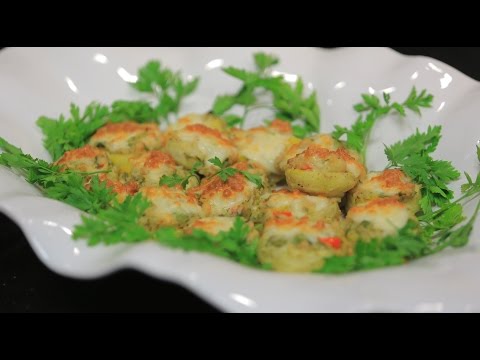 شاهد طريقة عمل خرشوف محشي جمبري