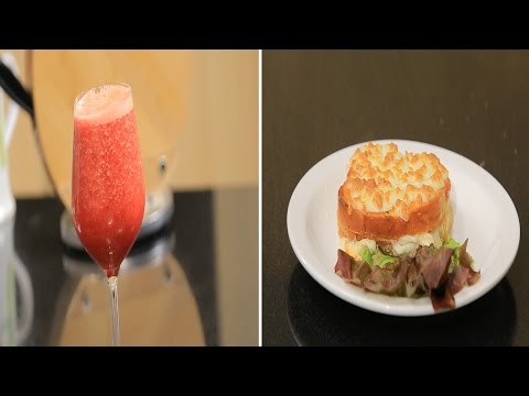 طريقة اعداد صينية توست بالصلصة وعصير التفاح بالبنجر