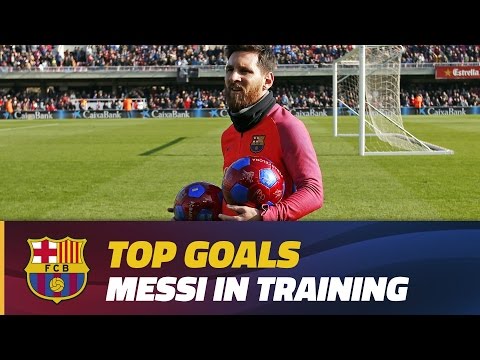 بالفيديو أفضل أهداف ليونيل ميسي في التدريبات هذا الموسم