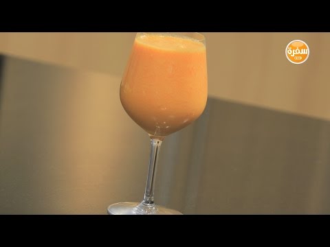 شاهد طريقة عمل ومقادير عصير الجزر بجوز الهند