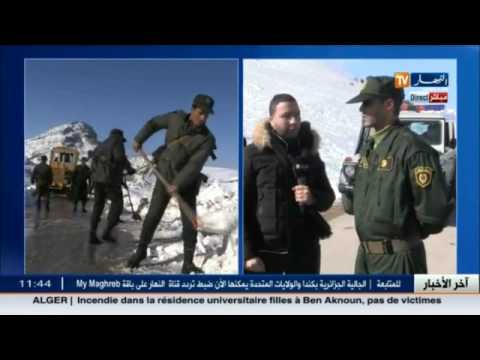 شاهد فتح الطرق وإمداد العائلات بالبوتان في بلدية حمدان