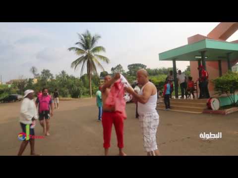 أقوى مباراة في  الكان  بين الجماهير المغربية