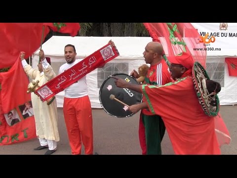 تشجيعات مستمرة للجمهور المغربي في الغابون