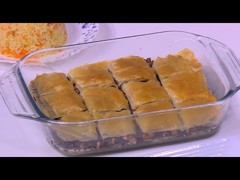 شاهد طريقة إعداد بقلاوة بالكاكاو