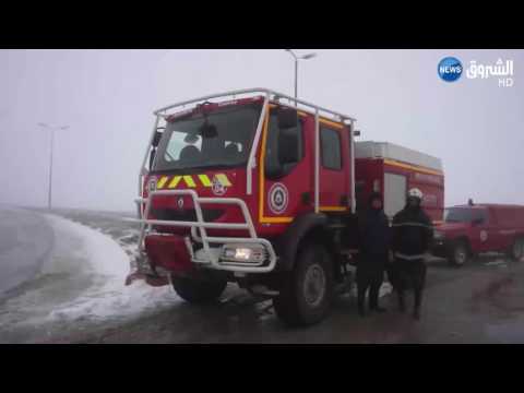 شاهد الثلوج تغطي دائرتي فرندة وعين كرمس