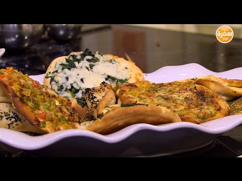 شاهد طريقة إعداد لفائف اللبنة بالزعتر