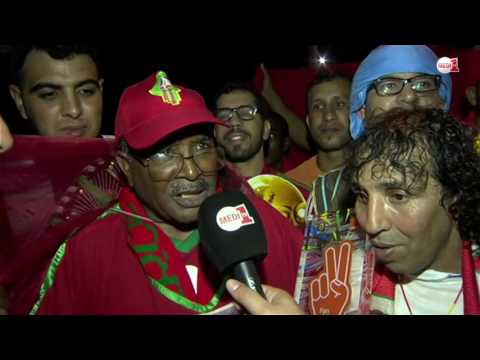 شاهد تصريح المغربي صاحب جائزة أفضل مشجع