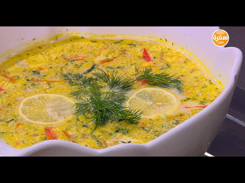 بالفيديو طريقة عمل ومقادير شوربة سي فود بالكريمة