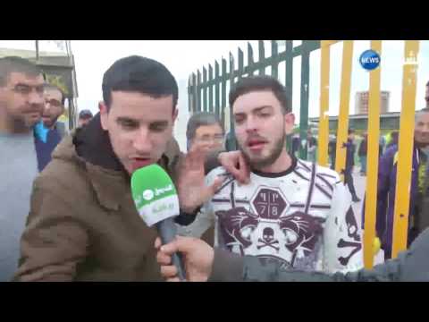 شاهد أنصار شبيبة القبائل يطالبون برحيل حناشي