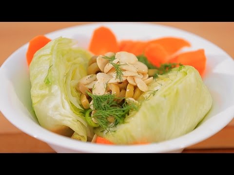 طريقة عمل ومقادير سلطة اللوز