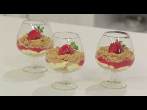 طريقة عمل كاسات تشيز كيك الفراولة